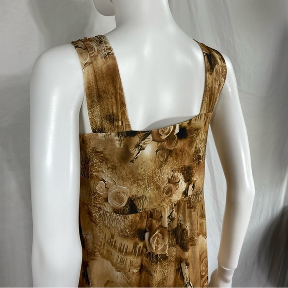 IB Diffusion Roses & Statue of Liberty Sleeveless Maxi Dress - Picture 4 of 7